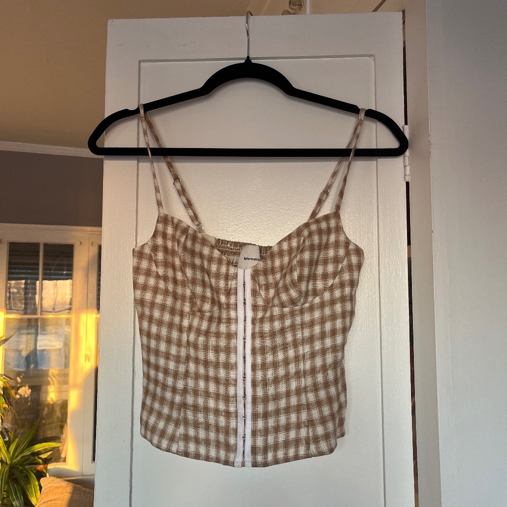 Reformation Christien Linen Tank